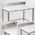 Thumbnail image #3 for Eagle Group 48 x 30 x 39 Inch Poly Top Cutting Table with Removable 4-1/2 Inch 304 Stainless Steel Backsplash