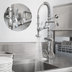 Thumbnail image #3 for T&S Brass Mini Pre-Rinse Unit, Deck Mount, with Low-Flow Spray Valve and 8-Inch Swing Nozzle