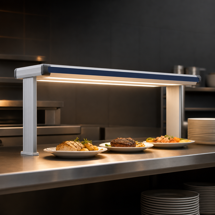Product image #3 for Hatco Glo-Ray Designer Dual Lighted Strip Heater, 63-1/2-Inch Wide, Aluminum, 3.1 kW