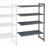 Thumbnail image #3 for Cambro Camshelving Basics Plus 5-Shelf Louvered Add-On Shelving Unit, 21 x 48 x 84 Inches, Brushed Graphite