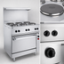 Thumbnail image #4 for Vulcan 36-Inch Electric Restaurant Range with 2 French Plates, 24-Inch Griddle, and Standard Oversized Oven