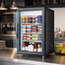 Thumbnail image #3 for Countertop Refrigerated Merchandiser with 1 Low-E Glass Door and 3 Shelves