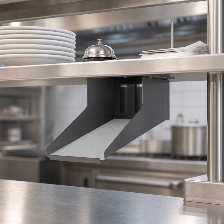 Product image #3 for John Boos Under-Overshelf Printer Shelf with 8 x 16 Inch Deck