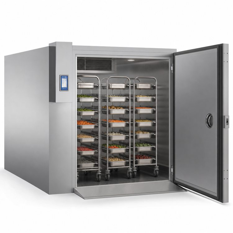 Product image #3 for MultiFresh MF 750.2 3T Pass-Thru Roll-In Blast Chiller and Shock Freezer with Remote Condensing Unit