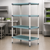 Thumbnail image #3 for MetroMax i 4-Shelf Open Grid All-Polymer Starter Shelving Unit, 36W x 24D x 63H