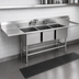 Thumbnail image #3 for Spec-Master FN Series 3-Compartment Commercial Sink with Dual 36-Inch Drainboards
