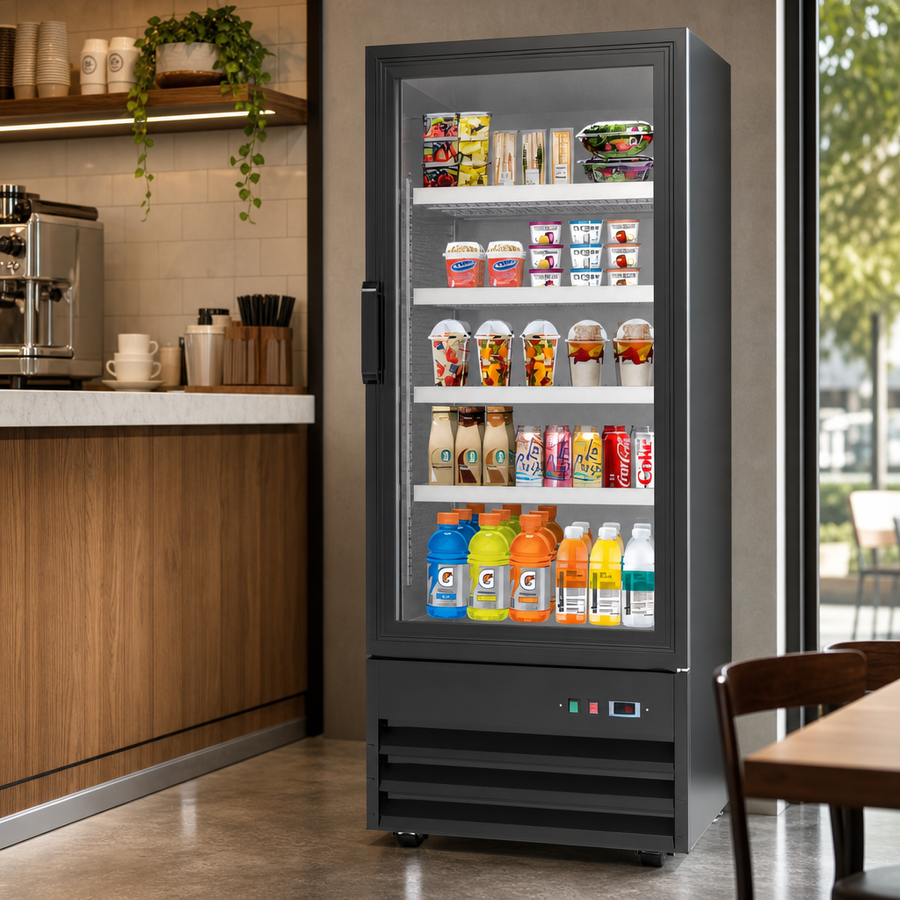 Single Glass Door Display