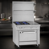 Thumbnail image #3 for Southbend Platinum 36-Inch Heavy Duty Modular Natural Gas Range with 4 Open Burners and 12-Inch Hot Top