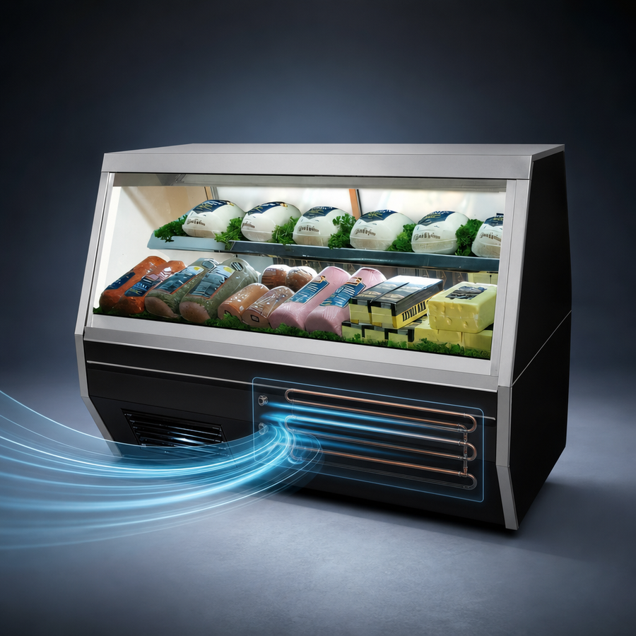 Self-Contained Gravity Coil Refrigeration