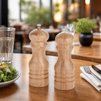 Thumbnail image #3 for American Metalcraft PMSBA62 6-Inch Bamboo Salt & Pepper Mill/Shaker Set Case of 36