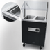 Thumbnail image #3 for Advance Tabco Triumph Supreme Portable Electric Hot Food Buffet Table with 2 Sealed Wells and Sneeze Guard