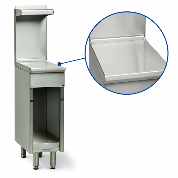 Product image #3 for Imperial Pro Series 12-Inch Range Match Spreader Cabinet with Open Cabinet Base and Bottom Shelf