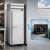 Thumbnail image #4 for Howard-McCray SR Series Single-Section Remote Reach-In Refrigerator, 22 Cu. Ft., Solid Full-Hinged Door