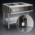Thumbnail image #3 for Eagle Group 33-Inch Electric Water Bath Hot Food Table with 2 Openings, 240V