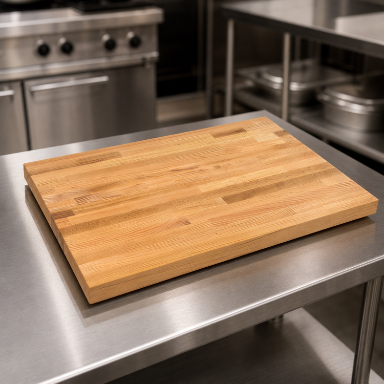 Product image #3 for John Boos Appalachian Red Oak Blended Edge Grain Kitchen Countertop, 18 x 25 x 1-1/2 Inch
