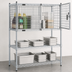 Thumbnail image #3 for EAGLEbrite Zinc Security Enclosure Kit with Hinged Doors for 21-Inch Wire Shelving, 36 Inch W x 21 Inch D