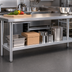 Thumbnail image #3 for 84 Inch x 30 Inch Aluminum Knock-Down Undershelf for Work Table