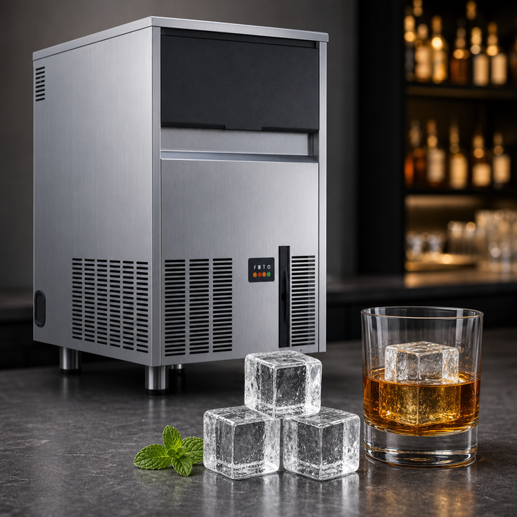 Product image #3 for Scotsman 18-Inch Stainless Steel Undercounter Gourmet Cube Ice Machine with 33 lb Bin