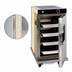 Thumbnail image #3 for Cres Cor Half-Size Mobile Insulated Stainless Steel Heated Cabinet for 8 12 x 20 Pans