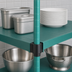 Thumbnail image #3 for QuadPlus Solid Polymer Shelf Mat with Wire Quad-Adjust Frame, 48 x 24 Inches, Green