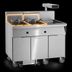 Thumbnail image #3 for Imperial Electric Floor Fryer, 2-Tank 50 lb. Each, Built-In Filter System, Dump Station