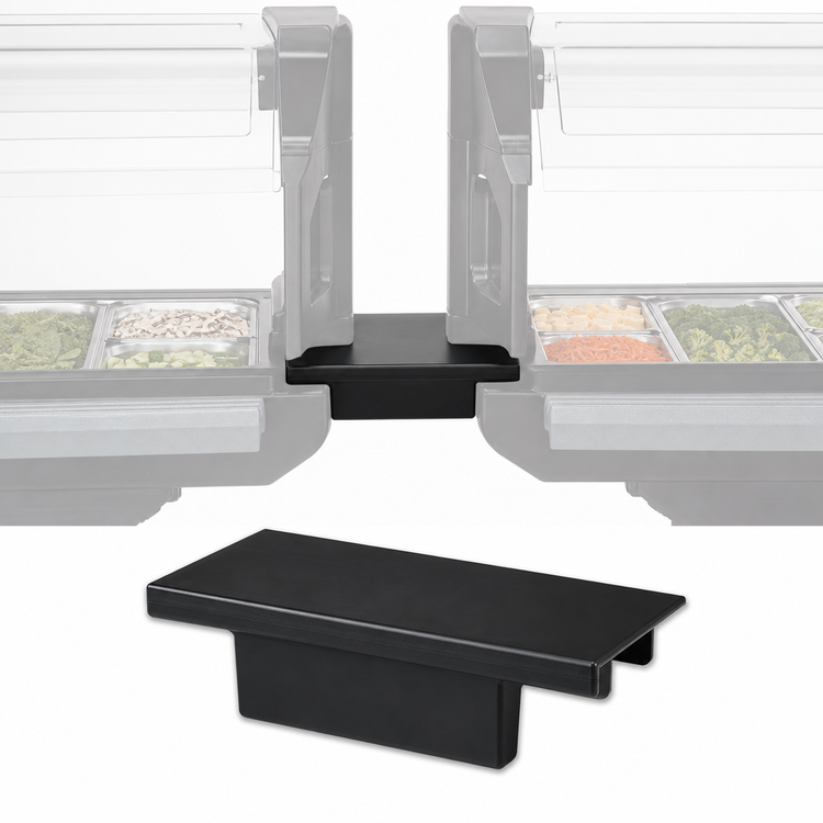 Product image #4 for Cambro Versa Food Bar Straight Connector, Black, 27 x 19 x 4-1/4 Inch
