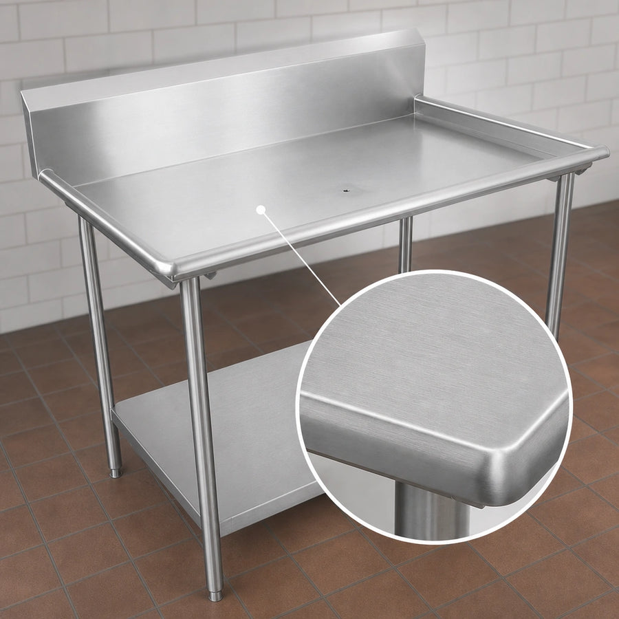 16-Gauge Stainless Steel Top