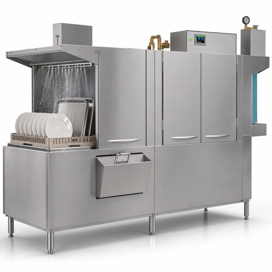 54-Inch Wash Section With 36-Inch Heavy-Duty Prewash