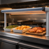 Thumbnail image #3 for Hatco Glo-Ray Designer Infrared Dual Strip Heater with Lights, 51-1/2-Inch W, Aluminum