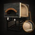 Thumbnail image #3 for Univex Artisan Stone Hearth Round Gas Pizza Oven with 39-3/8-Inch Chamber and 5-Pizza Capacity