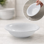 Thumbnail image #4 for American Metalcraft Jane DB5WH Round White Melamine Fruit Bowl, 5 oz., 5 in. Diameter Case of 48