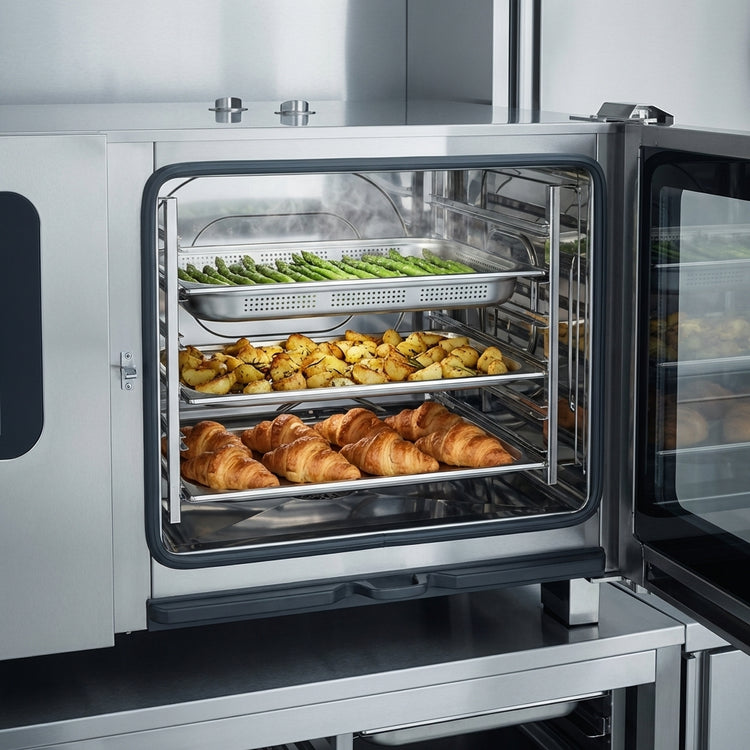 Product image #2 for Convotherm C4 easyTouch 6.20GS-N Single Deck Full-Size Gas Boilerless Combi Oven
