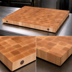 Thumbnail image #3 for John Boos Boos Block BBIT48362 End-Grain Northern Hard Rock Maple Island Countertop, 48"W x 36"D x 2-1/4" Thick, Flat No-Backsplash