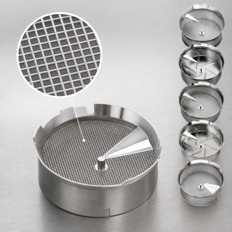 Product image #3 for Tellier 3 mm Food Mill Grid Replacement Part for X5 Food Mill