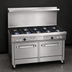 Thumbnail image #3 for Southbend Ultimate 48-Inch Gas Restaurant Range with 7 Open Burners and 2 Space Saver Ovens