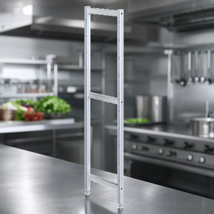 Product image #3 for Fermostock 57-Inch x 18-Inch Stationary Aluminum Shelving Upright