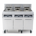 Thumbnail image #3 for Frymaster RE High Efficiency Three-Tank Electric Fryer Battery with Built-In Filtration