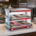 Thumbnail image #3 for Hatco Glo-Ray Designer Horizontal Countertop Hot Food Display Warmer with 2 Shelves