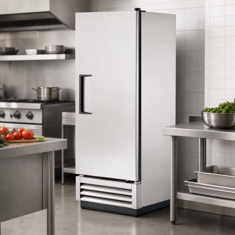 Product image #3 for True T-12-HC One-Section Reach-In Refrigerator with Solid Hinged Door, Bottom-Mounted Self-Contained Refrigeration