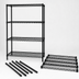 Thumbnail image #3 for Quantum Wire Shelving Starter Kit, 48 x 30 x 54 Inch, 4-Shelf, Black Epoxy Antimicrobial Finish