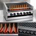 Thumbnail image #3 for MagiKitch'n 24-Inch Low Profile Countertop Radiant Gas Charbroiler with Round Rod Top Grate