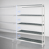 Thumbnail image #3 for Fermostock Modular 4-Tier Polymer Shelving Expansion Kit, 83