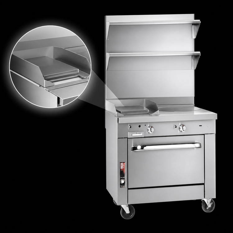 Product image #3 for Southbend Platinum 36-Inch Modular Heavy Duty Gas Range with Graduated Hot Top