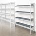 Thumbnail image #3 for Fermostock 4-Tier Polymer Shelving Expansion Kit, 35W x 22D x 71H, 1 Upright, Gray