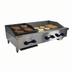 Thumbnail image #3 for Comstock-Castle 48-Inch Countertop Gas Char-Broiler/Griddle Combination with 30-Inch Griddle Plate