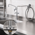 Thumbnail image #3 for T&S Brass Single-Hole Deck-Mount Pantry Mixing Faucet with 12-Inch Swing Nozzle and Spray Unit