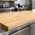 Thumbnail image #3 for Boos Block Blended Edge Grain Northern Hard Rock Maple Kitchen Countertop, 96 x 32 x 1-1/2 Inch, Varnique Finish