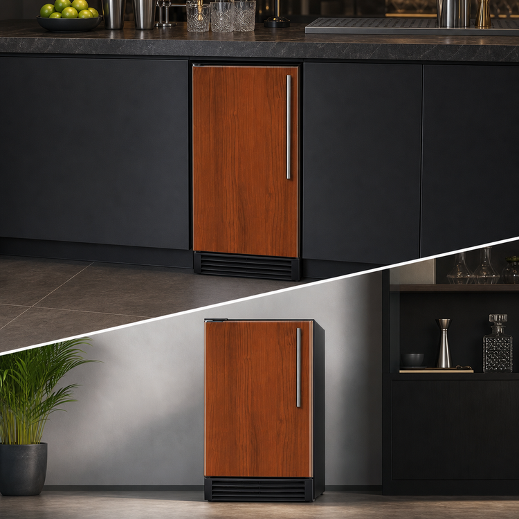 Product image #3 for Summit Commercial BIM44GIF Built-In/Freestanding Air-Cooled Clear Ice Maker with 50 lb Daily Production, 25 lb Storage, and Internal Pump