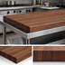 Thumbnail image #3 for Boos Block American Black Walnut Full-Length Edge Grain Kitchen Countertop, 96 x 27 x 2-1/4 Inches