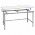 Thumbnail image #3 for Eagle Group 84-Inch x 30-Inch Poly Top Cutting Table with Stainless Steel Tubular Base